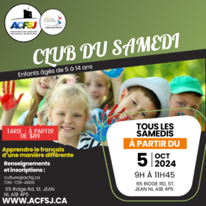 En savoir plus sur l'article Club du samedi