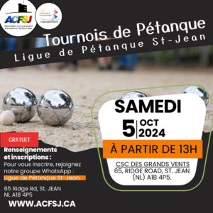 En savoir plus sur l'article Tournois de Pétanque – Ligue de Pétanque St-Jean