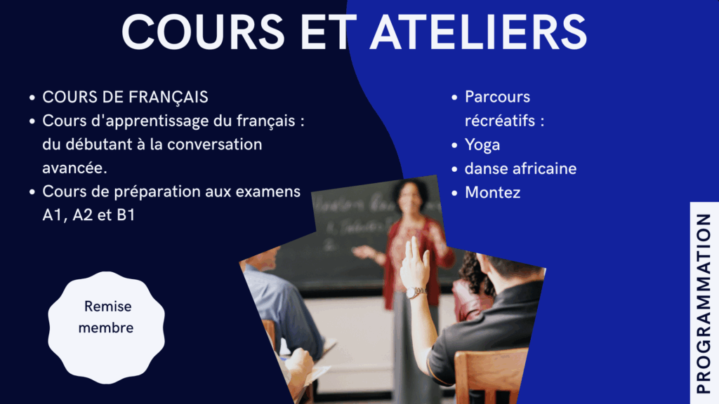 cours et ateliers